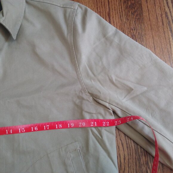 J Crew Harrington jacket in 100% cotton twill - Khaki - Size M - Picture 4 of 6